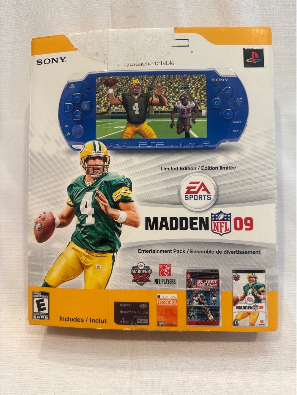 Sony PSP Limited Edition Blue Console with Madden NFL 09 Entertainment Pack